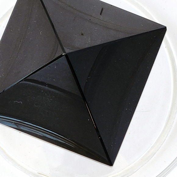 Black Obsidian, Pyramid, Crystals, metaphysical, academia, cottagecore, Goth - Picture 3 of 6